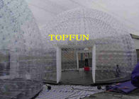 8m Çap Şişme Parti Çadır Temizle Dome Çadır Sürekli Olmayan Tip