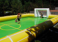 0.55 mm PVC Tente Şişme Sabun Futbol Sahası / Futbol Sahası Spor Oyunları