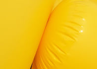Komik Sarı Çift Havuzlu Şişme Yüzme Havuzları PVC Tente CE Onayı