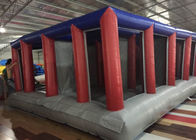 0.55 mm PVC branda şişme atlama labirent, açık oyun alanı eğlence parkı