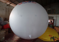 0.14mm PVC Beyaz Helyum Reklam Balonları Tam Dijital Baskı