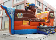 PVC Tente Çocuk Eğlence Şehir Ticari Kullanım İçin Şişme Şişme Korsan Gemisi