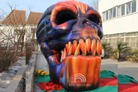 Kulüp Partisi için Dev Şişme Kafatası Giriş Cadılar Bayramı Dekorasyon Şişme Şeytan İskeleti Kafatası Kafa
