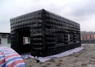 Plato PVC Tente yapılmış Siyah Kare Tasarım Şişme Kamp Çadırı