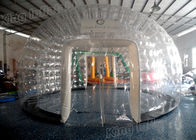 Parti / Sergi için PVC Combo Şeffaf Şişme Dome Çadır 8m Çapı
