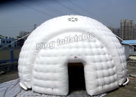 Ateşe Dayanıklı Beyaz Şişme Etkinlik Çadırı, Proje Gösterisi Etkinlikleri İçin Şişme Dome Çadır