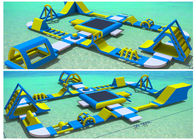 UV Dayanıklı Güçlendirilmiş 3000M Şişme Su Parkları, Şişme Yüzen Aqua Park