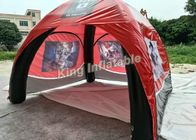 Sergi için Kırmızı PVC Tente Şişme Etkinlik Çadır Igloo, Şişme Marquee