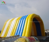 Büyük şişilebilir kemer binalar Çadır Spor Şişilebilir hava kubbesi tünel çadırı satılıyor