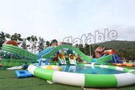 Yetişkinler ve Çocuklar İçin Eğlenceli Açık Eğlence Parkı Şişme Su Parkları