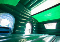 Slide Combo Yeşil Tarım Araba Kiralama Için Şişme Atlama Kale 1 - 2 Yıl Garanti