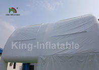 Suya Dayanıklı PVC 40 * 10m Beyaz Dev Şişme Küp Çadır, Düğün Partileri İçin