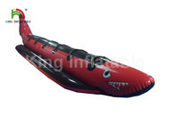 Kırmızı Köpekbalığı Şişme Sinek Balıkçı Tekneleri, Hava Geçirmez Sistem 6 Man PVC Sal