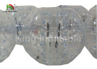 0.8mm Şişme Şeffaf PVC İnsan Tampon Kabarcık Topu / İnsan Hamster Topu