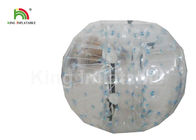 0.8mm Şişme Şeffaf PVC İnsan Tampon Kabarcık Topu / İnsan Hamster Topu
