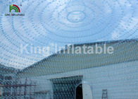 Su geçirmez 1.0mm PVC Şişme Dome Kabarcık Çadır Çift Katmanlar Yapısı