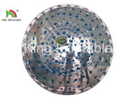 Özelleştirilmiş Logo ile Mavi Dayanıklı Yetişkin Şişme Çim Haddeleme Zorb Topu