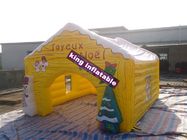 Hem Kapalı hem de Açık Ev İçin Şişme Sarı Karton Ev Etkinlik Çadırı
