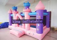 Yürüyor / Çocuk Soft Play İçin Pembe Ticari Prenses Kabarık Rüya Evleri
