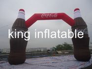 Reklam / Şişme Giriş Arch için Coca Cola Şişe Shape Şişme Kemerler