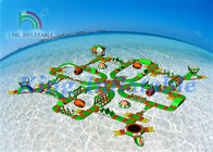 Göl Deniz Yüzer Engel Kursu / Resort Tatil İçin Şişme Su Parkı Oyunları