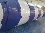 SGS Mavi PVC Havaya Uçurmak Su Parkı Atlama Flip Su Oyuncak, Şişme Su Blob