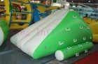 Dayanıklı PVC Şişme Su Oyuncak, Beyaz / Yeşil Mini Blow Up Water Iceberg
