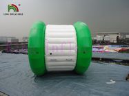 Su Parkı İçin Yeşil / Beyaz PVC Tente Şişme Su topu Rolling Oyuncak