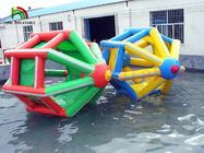 Renkli 3 * 2.8 m Darbe Kadar Su Tekerlek PVC Tente Oyuncak Yetişkin / Çocuklar Yaz Kullanımı