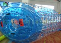 Mavi veya Renkli 1.0mm PVC branda Şişme Su Oyuncak / çocuklar için Aqua Rolling topu
