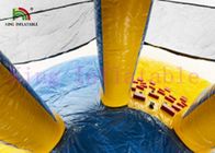 PVC Renkli Çocuklar İçin Tırmanma Duvarı ile Carousel Kuru Slayt Tower Slide Blow Up