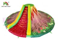 Kiralık Volkanik Yuvarlak Volkan PVC Şişme Kuru Slayt / Blow Up Slide