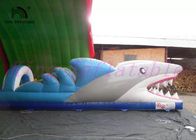 Köpekbalığı PVC Şişme Su Kaydırağı, Özel İnanılmaz Heyecanlı Mini Şehir Kaydırağı