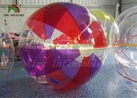 Şeffaf Su Ball On 1mm PVC Şerit Renk Şişme Yürüyüşü