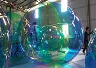 1.0 mm PVC Şerit renkli Eğlence Parkı İçin Su Yürüyüş Topu Darbe