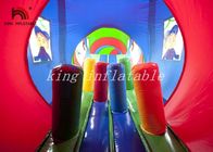 Renkli Tente Blow Up Multiplay Tren Tüneli Çocuk Eğlence Oyun Alanı