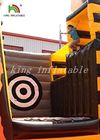 Çocuklar İçin PVC Tente ile Sarı / Siyah Şişme Combo Spor Bahçesi