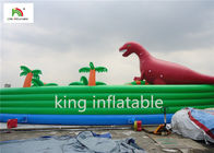 Havuz PVC Tente UV Dayanıklı Dayanıklı ile Dinozor Stil Şişme Su Parkı