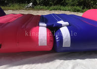 Kırmızı Renk 0.9 mm PVC Tente Şişme Spor Oyunu Su Engel Kursu