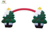 EN14960 Şişme Reklam Ürünleri 11 * 5 m Noel Ağacı Arches Santa Blow Up