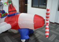 Özelleştirilmiş Boyut Promosyon Şişme Daimi Noel Noel Baba Açıkhava Reklamcılığı