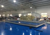 Ticari Şişme Şeffaf 8m Yüzme Havuzu Kubbe Örtüsü çadırı