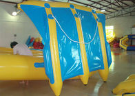 Su Sporları Şişme Fly Fishing Tekneler 6 Kişilik Banana Shape PVC Tente