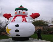 Açık Noel Dekorasyonu için 5mH Şişme Noel Kardan Adam Karikatürü