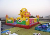 Çocuklar için Özelleştirilmiş Şişme Eğlence Parkı 0.55mm PVC branda