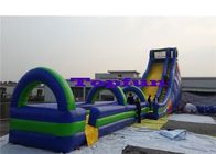 Gaint Şişme Su Kaydırağı Açık Hava Eğlence Parkı / Plaj Sürme Oyunları
