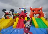 Ticari Kullanım İçin PVC Tente Mickey Mouse Şişme Eğlence Parkı