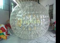 İnsan Şişme Zorbing Ball, Beyaz Renkli PVC Şişme Haddeleme Zorb