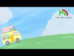 king26 iki şeritli havuzlu şişme su kaydırmaları