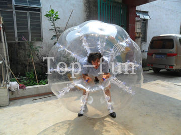 Transparent Inflatable Bumper Ball For Grassplot / Snow Field , Customized Color / Size